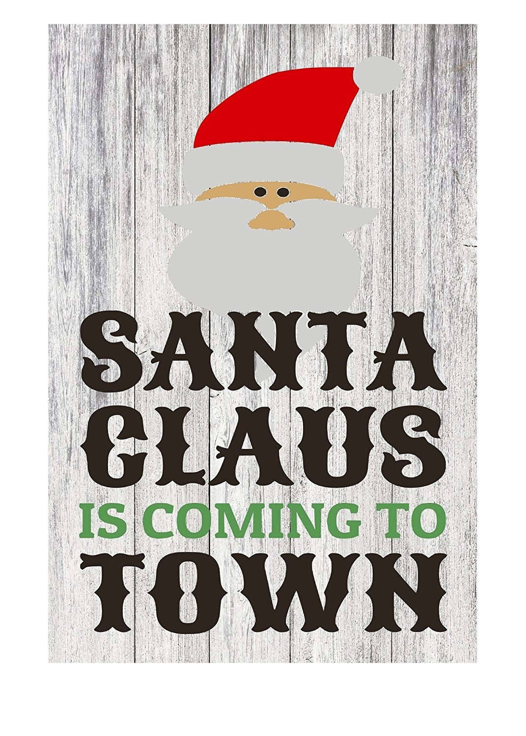 Merry Christmas and Happy New Year Home Decor Metal Sign – 12″ x 8″