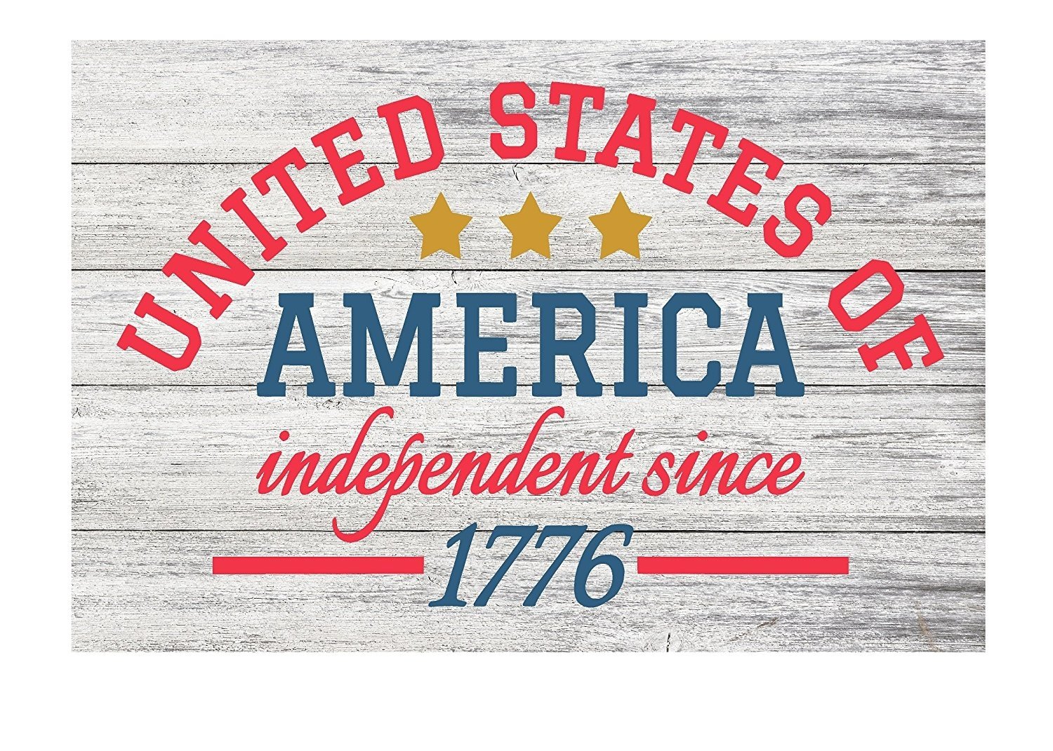 Freedom Patriotic Rustic Metal Sign 12" x 8" - Picture 17 of 20