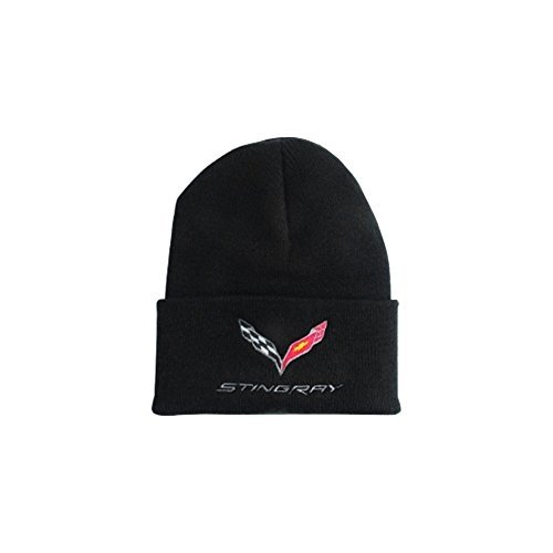 C7 Corvette Knit Pullover Beanie
