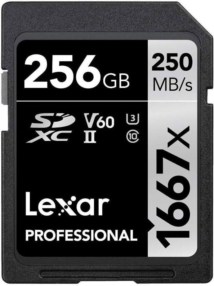 Lexar Professional SDHC/SDXC 1667x UHS-II 256gb Memory Card 2 Pack... - Afbeelding 2 van 2