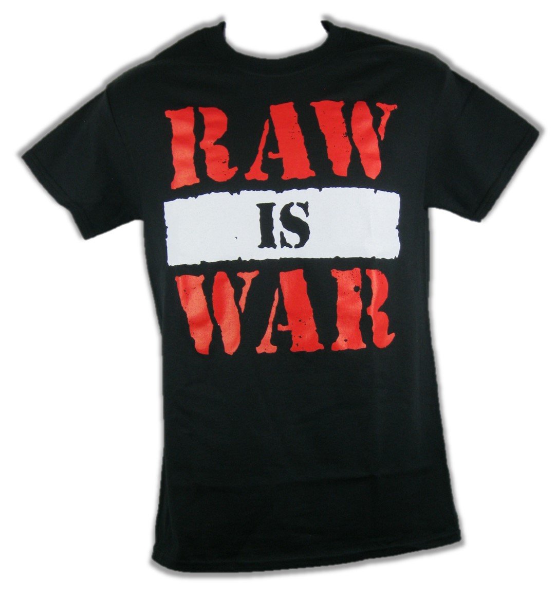 Attitude Raw is War Mens Black T-shirt 