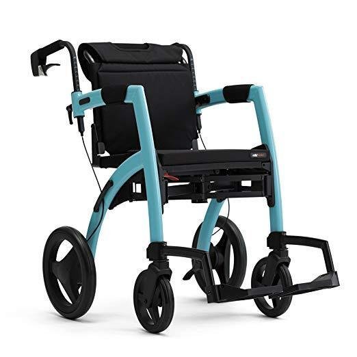 New Rollz Motion 2 Walker and Transport Chair in One Walker Rollator 2-in-1 - Picture 19 of 28