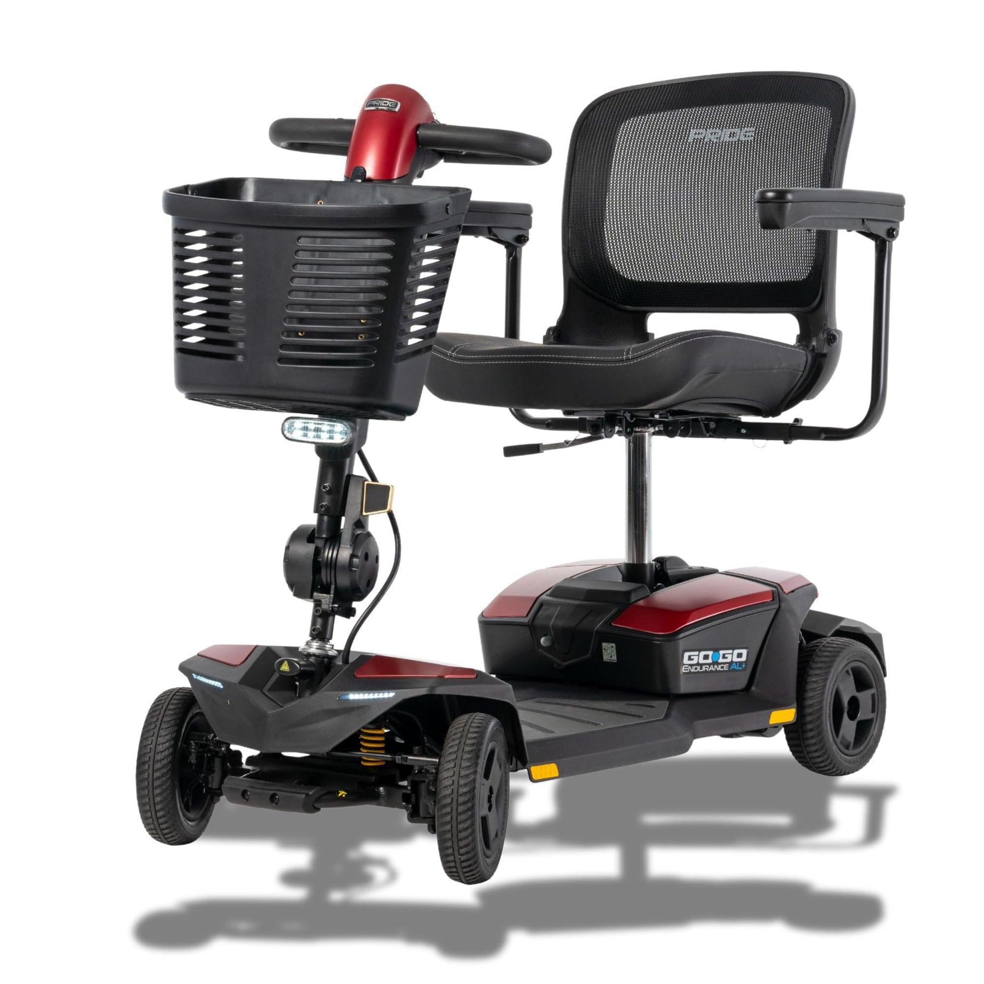 Pride Mobility Go Go Endurance AL+ Lightweight 4-Wheel Mobility Scooter – 325...