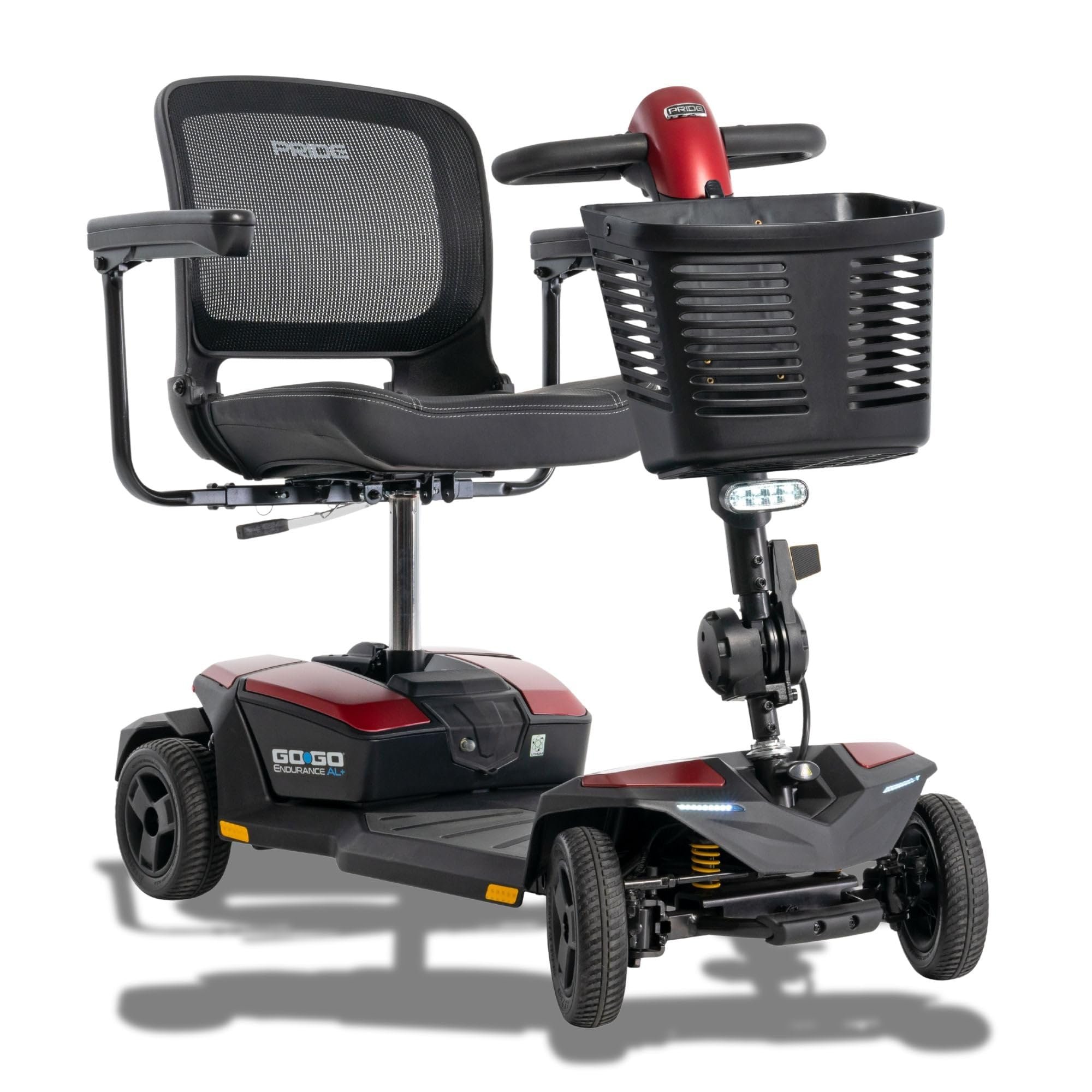 Pride Mobility Go Go Endurance AL+ Lightweight 4-Wheel Mobility Scooter – 325...