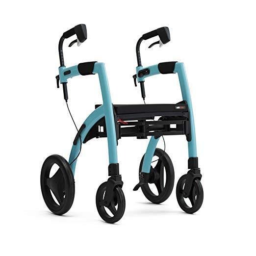 New Rollz Motion 2 Walker and Transport Chair in One Walker Rollator 2-in-1 - Picture 18 of 28