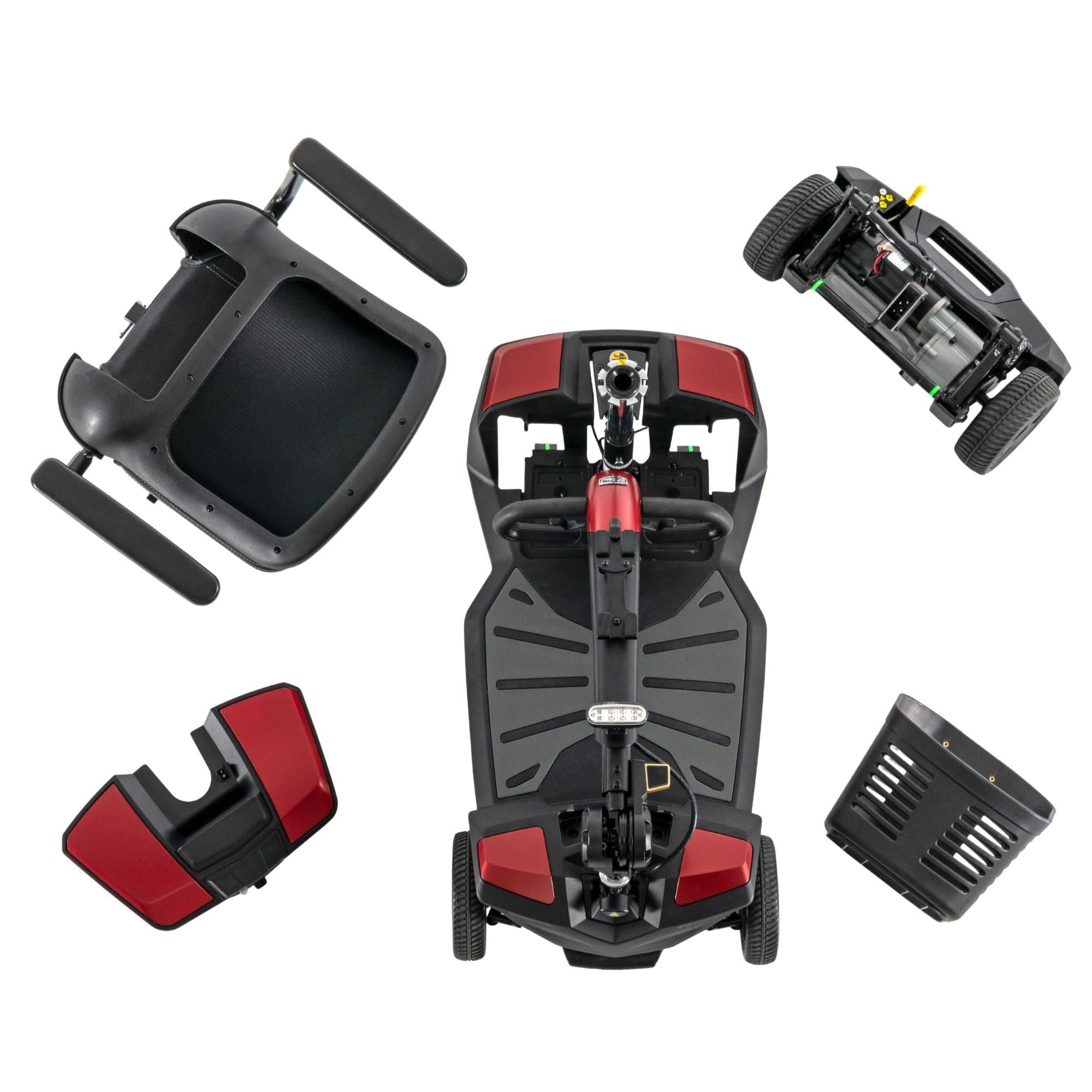 Pride Mobility Go Go Endurance AL+ Lightweight 4-Wheel Mobility Scooter – 325...