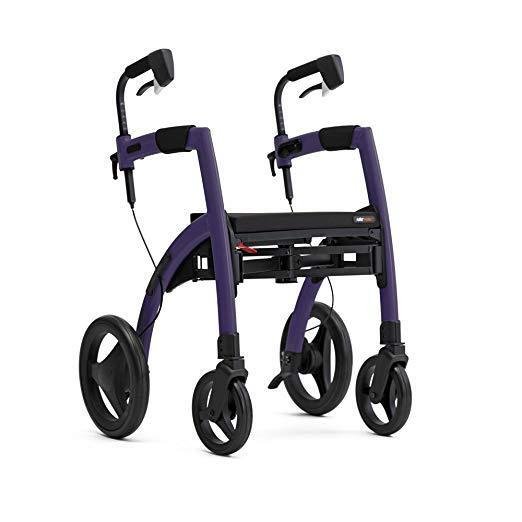 New Rollz Motion 2 Walker and Transport Chair in One Walker Rollator 2-in-1 - Picture 26 of 28