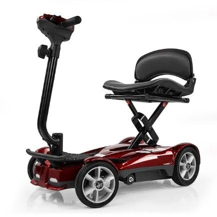 EV Rider Transport 4AF Lightweight Automatic Folding Portable Travel Mobility...