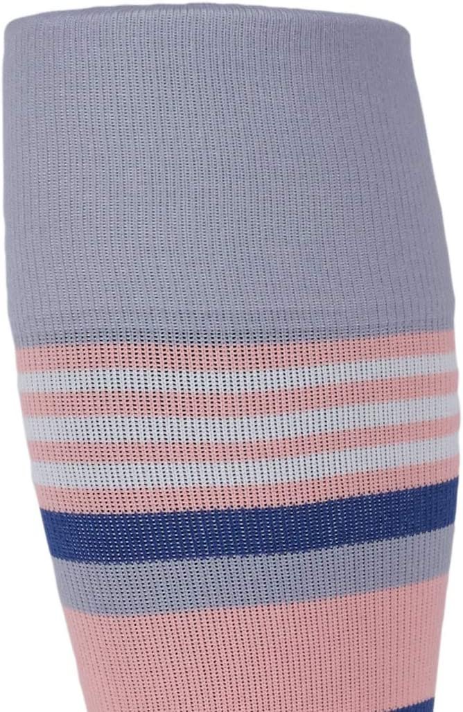 Rejuva Motley Stripe Compression Socks 15-20 mmHg Black/Blue Size L - Picture 7 of 9