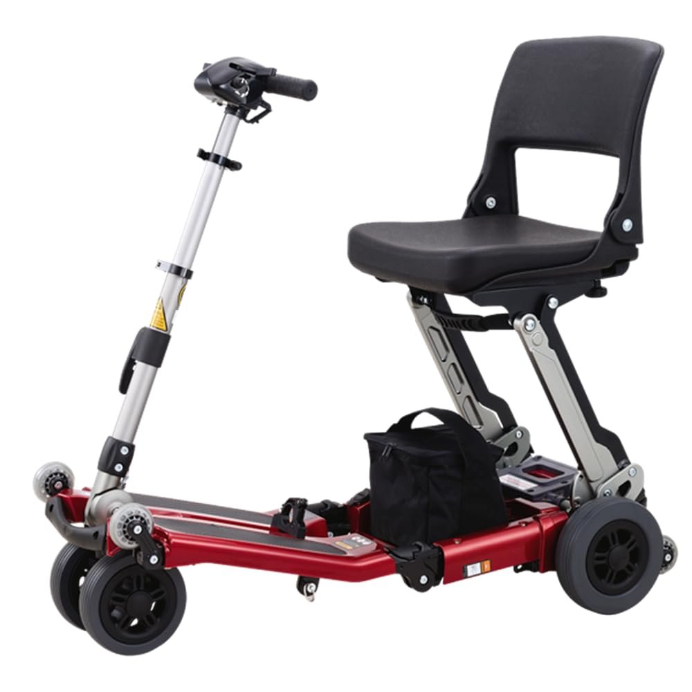 Luggie Classic II Foldable Mobility Scooter, 15 Mile Range, 4 MPH Max Speed