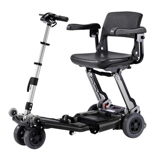 Freerider USA Luggie Elite Foldable Scooter, 320 lbs Weight Capacity, 4 mph…