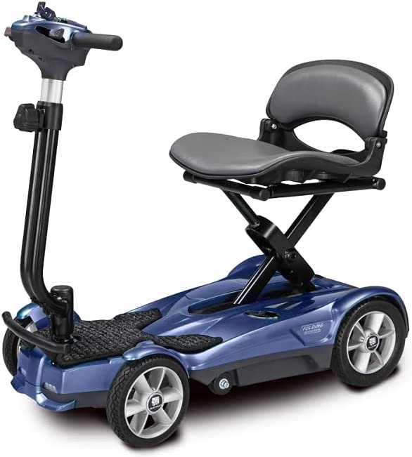 EVRider Transport 4AF 4 Wheel Automatic Folding Mobility Scooter with Remote