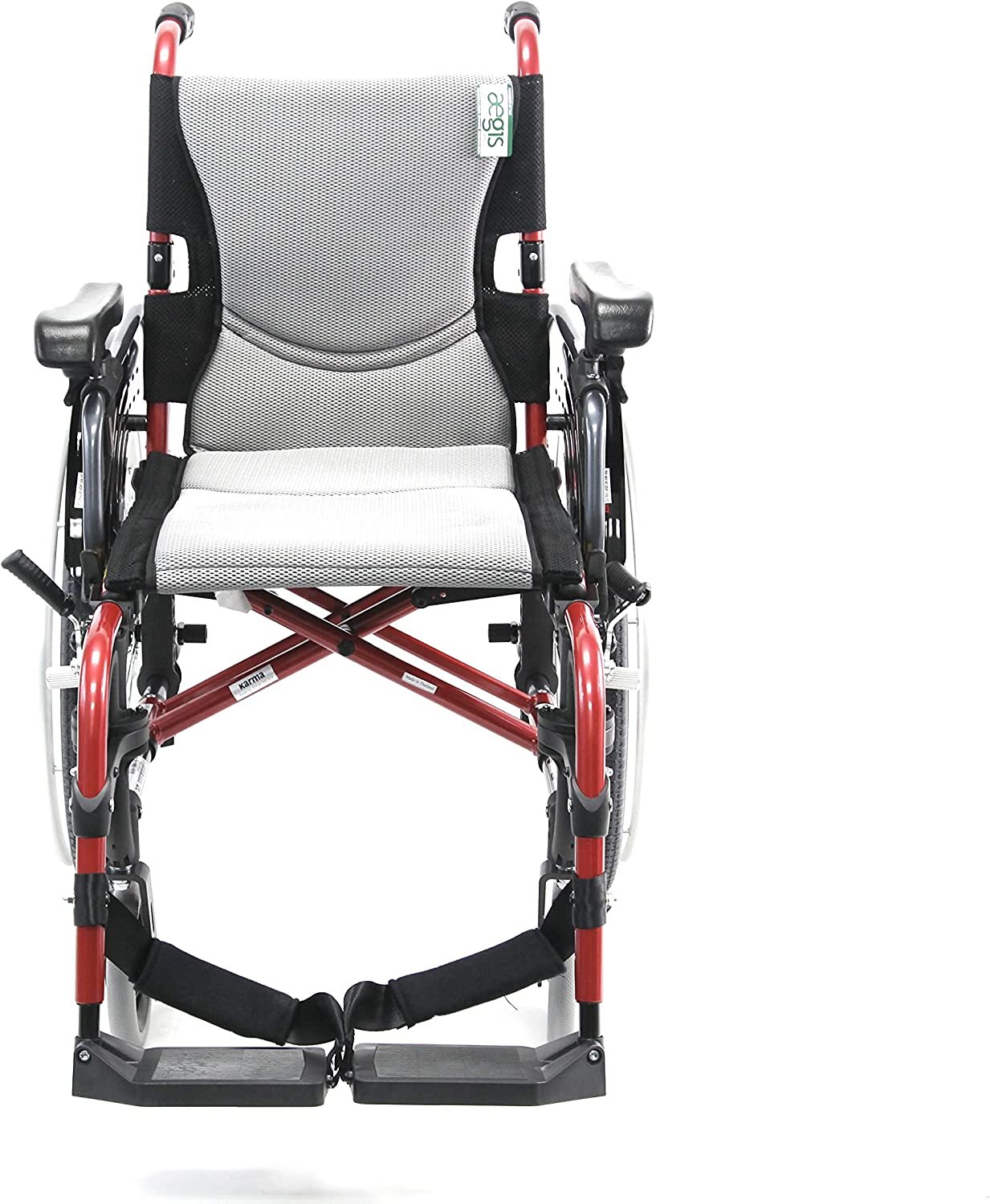 Karman S-Ergo 305 Ultra Lightweight Ergonomic Wheelchair - 18", Red - Picture 9 of 14