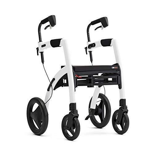 New Rollz Motion 2 Walker and Transport Chair in One Walker Rollator 2-in-1 - Picture 15 of 28