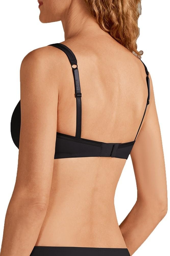 Amoena Damen Lara Satin T-Shirt-BH mit Taschen nahtlos ohne Bügel - Bild 3 von 6