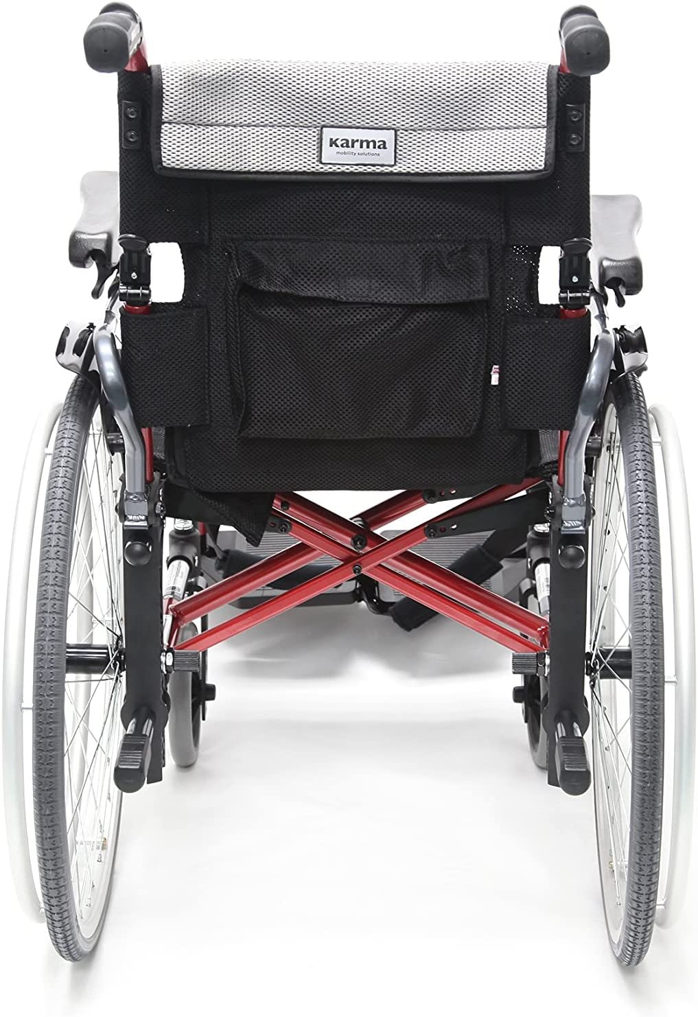 Karman S-Ergo 305 Ultra Lightweight Ergonomic Wheelchair - 18", Red - Picture 10 of 14