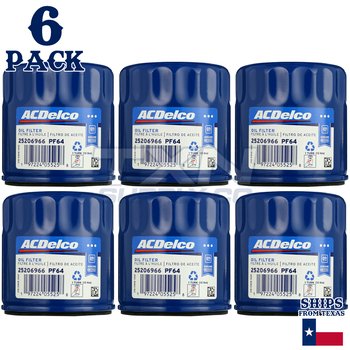 【公式ショップ】 PF64 ACDelco GM Pack 6 Engine eBay | 25206966 CASE Filter Oil ジャケット・アウター