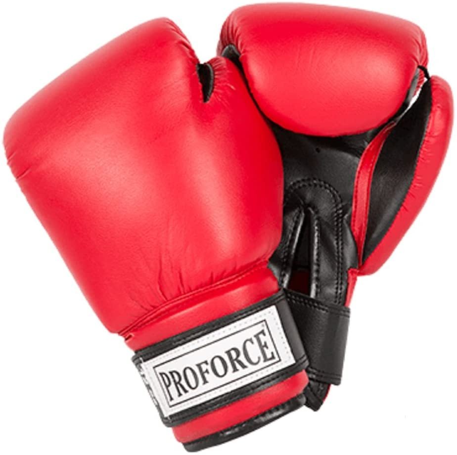 ProForce Leatherette Boxing Gloves w/ White Palm - Picture 13 of 24