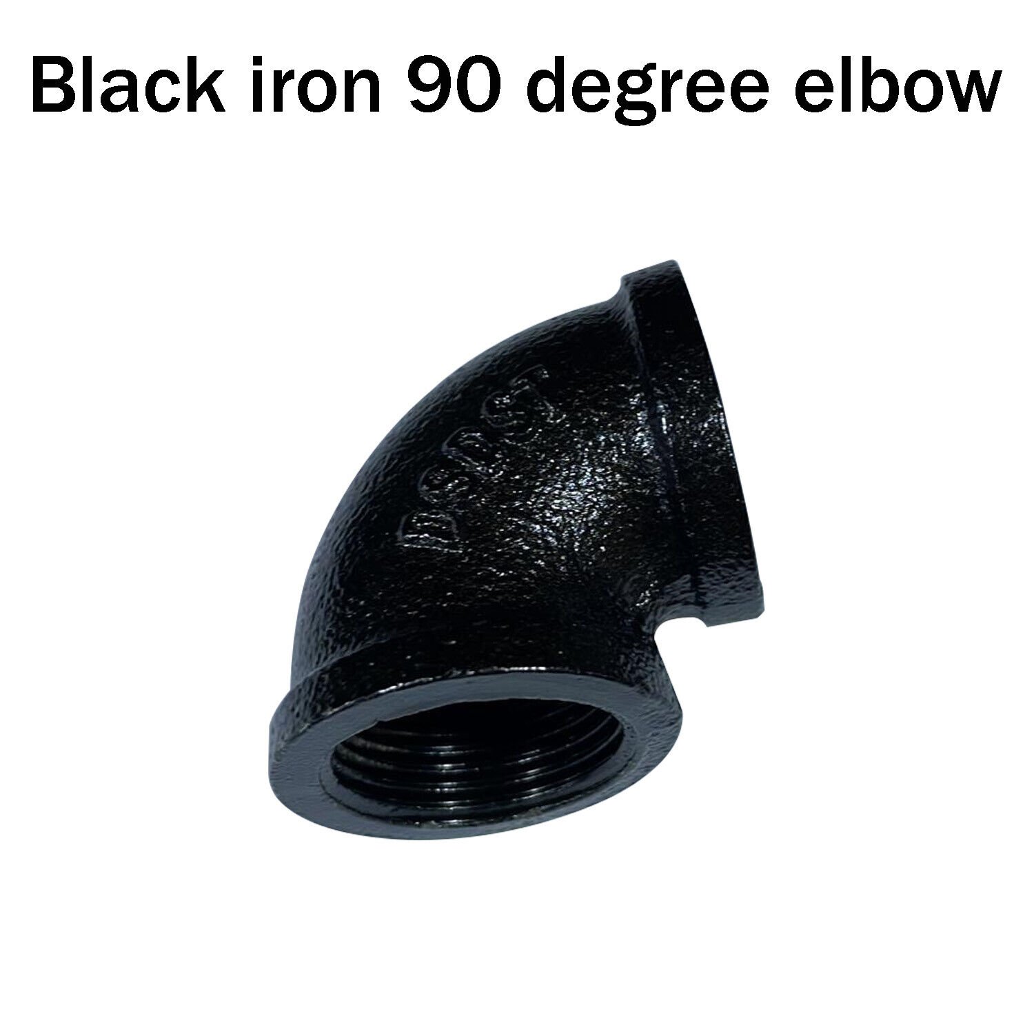 3/4" Galvanized Malleable Iron Fittings Axial BSP Black Painted Pipe Fitting - Picture 17 of 57