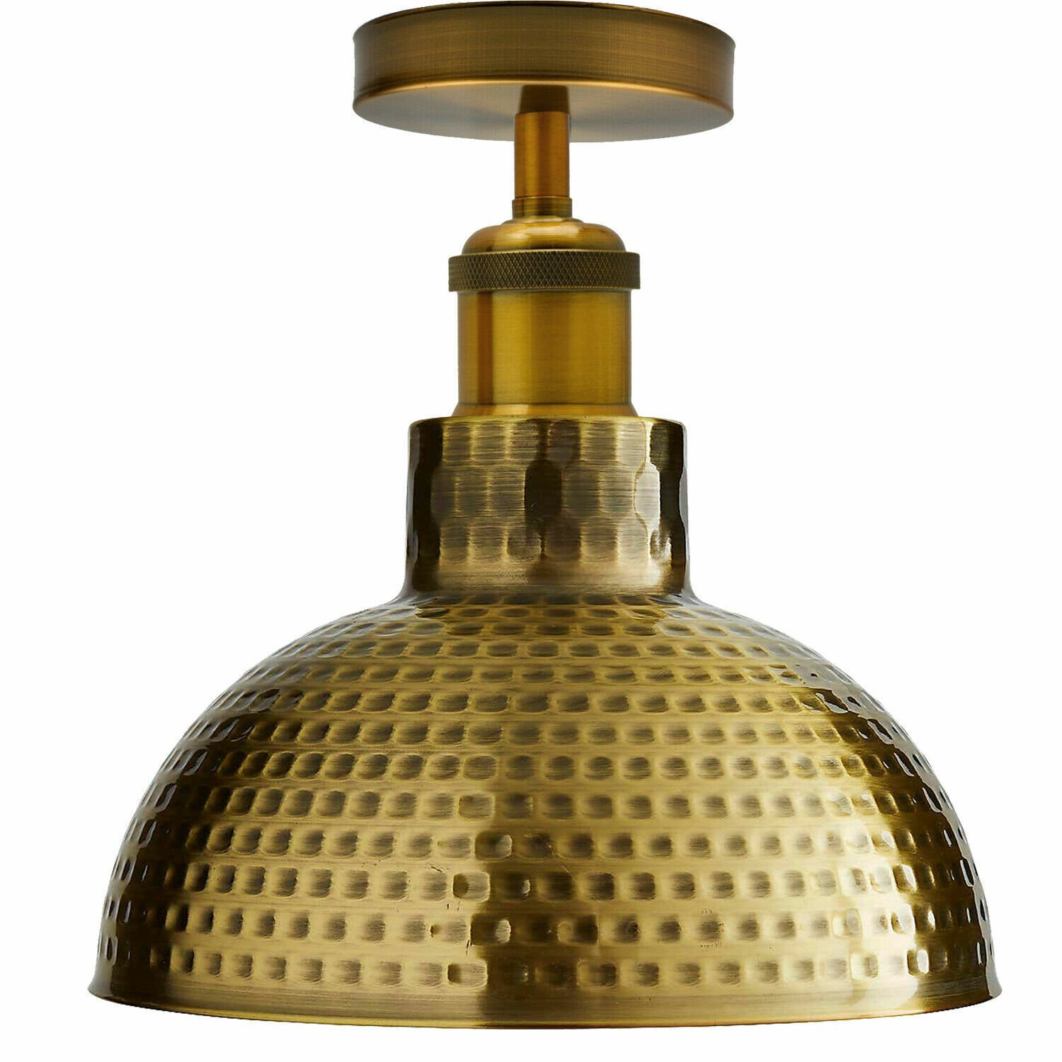 Colgante de techo de metal industrial vintage pantalla colgante moderno retro color claro - Imagen 10 de 23