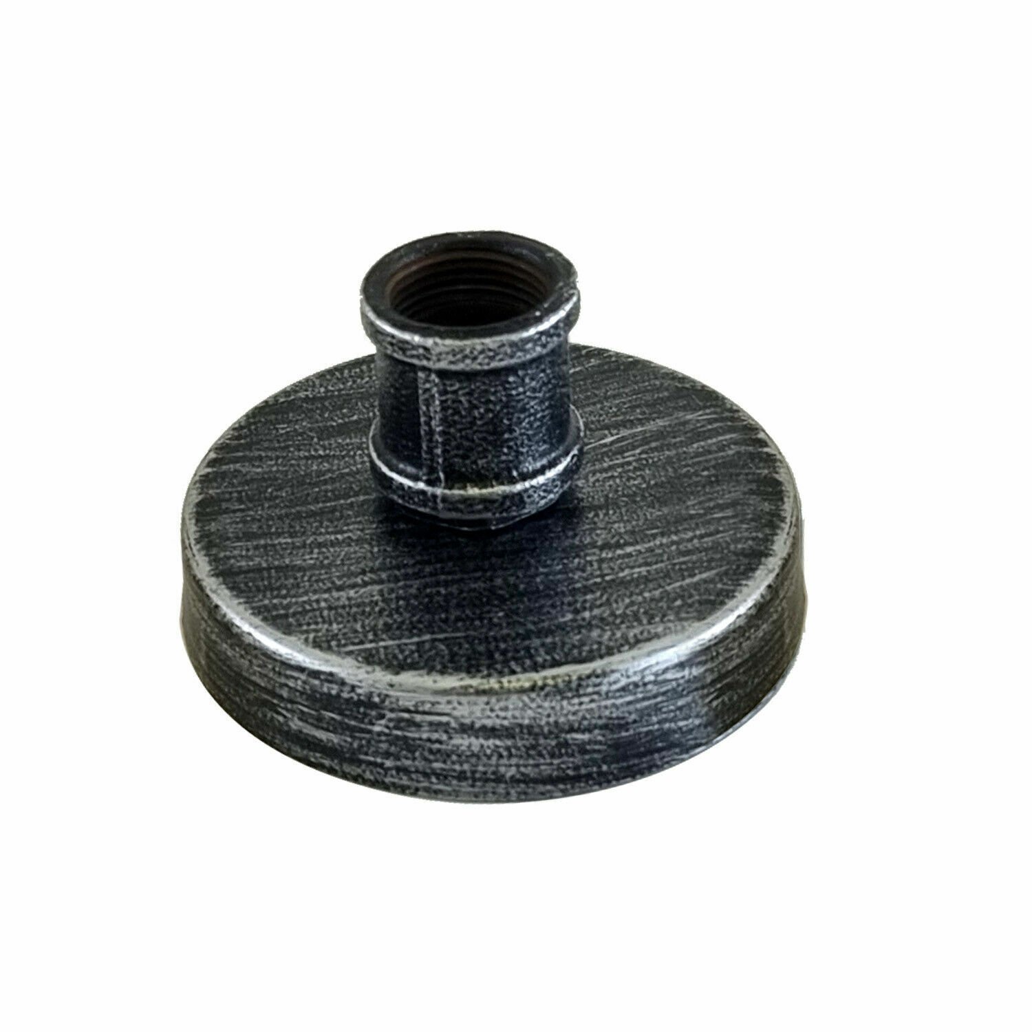 Lámpara de techo rosa salida de una sola gota de metal para cable flexible de tela - Imagen 11 de 12