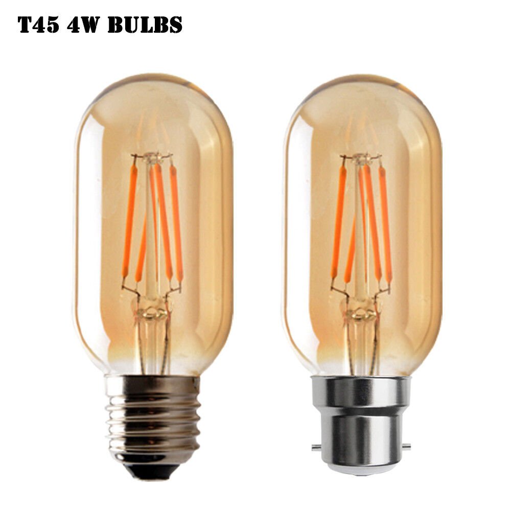 Bombilla LED 4W T45/T185 Industrial Vintage Blanco Cálido Edison Bombilla E27/B22 - Imagen 16 de 21