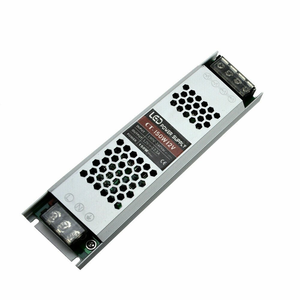 Transformador de fuente de alimentación de controlador LED DC12V 240 V ultra delgado para tira de LED - Imagen 10 de 14