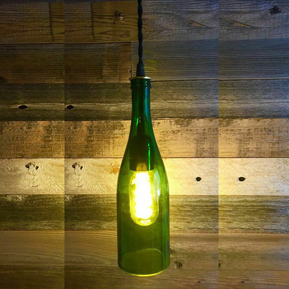 Moderne Deckenlampe Weinflasche Kronleuchter Pendelleuchte Hängelampenschirm - Bild 26 von 34