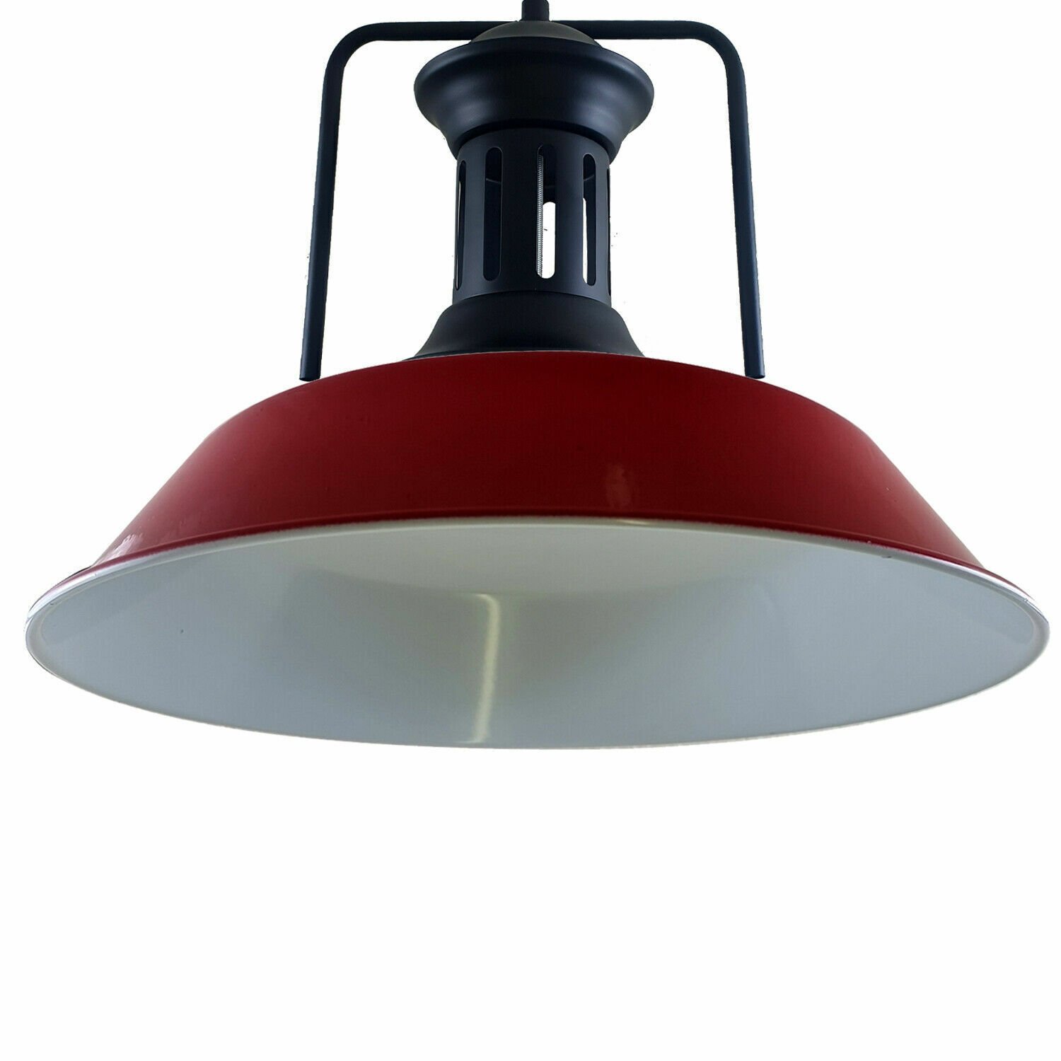 Moderne industrielle Retro Vintage Deckenanhänger Leuchte Lampenschirm Kronleuchter Lampe - Bild 26 von 42