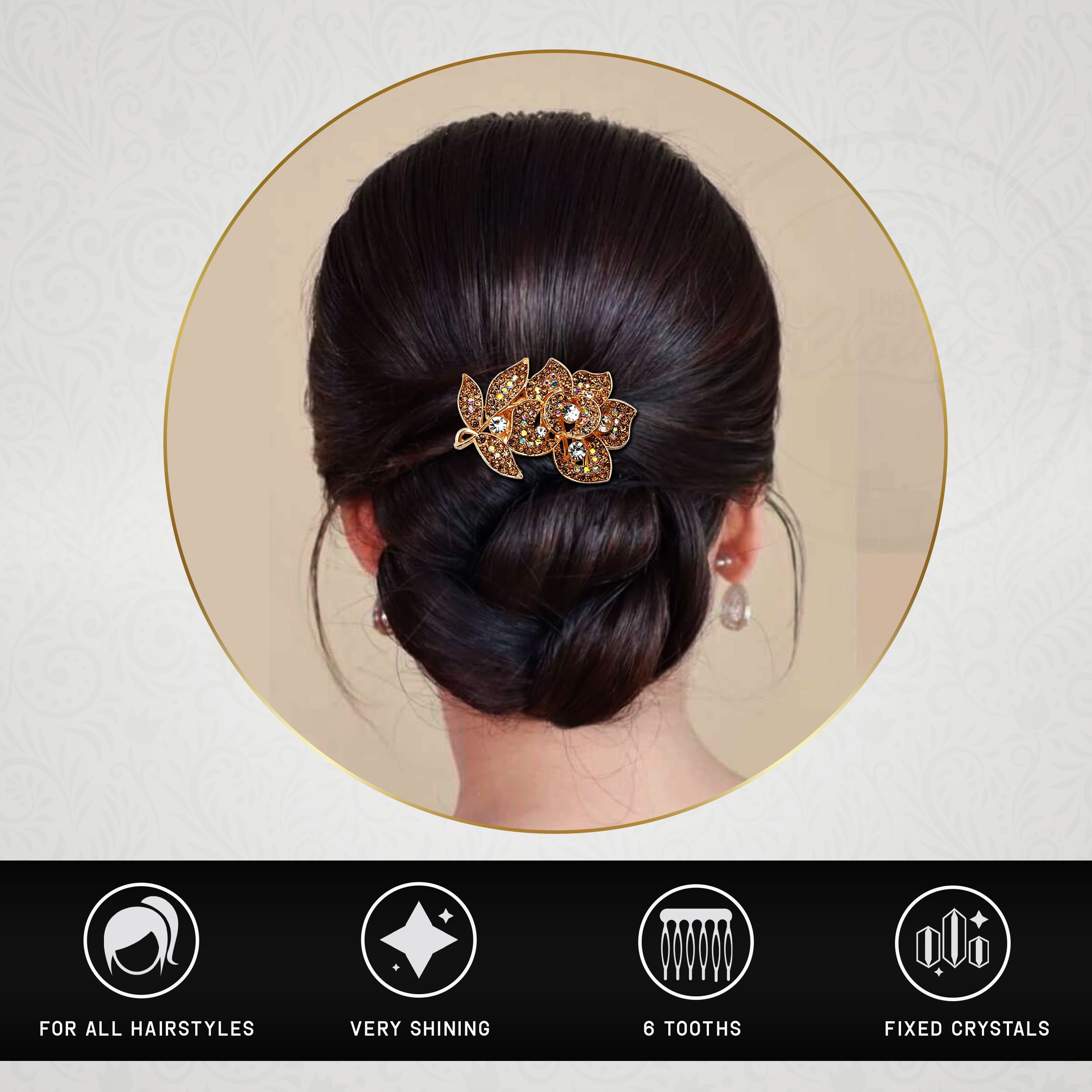 Novia Boda Peine de Pelo Pin Accesorios Tocados Peines para Mujer y... - Imagen 29 de 83