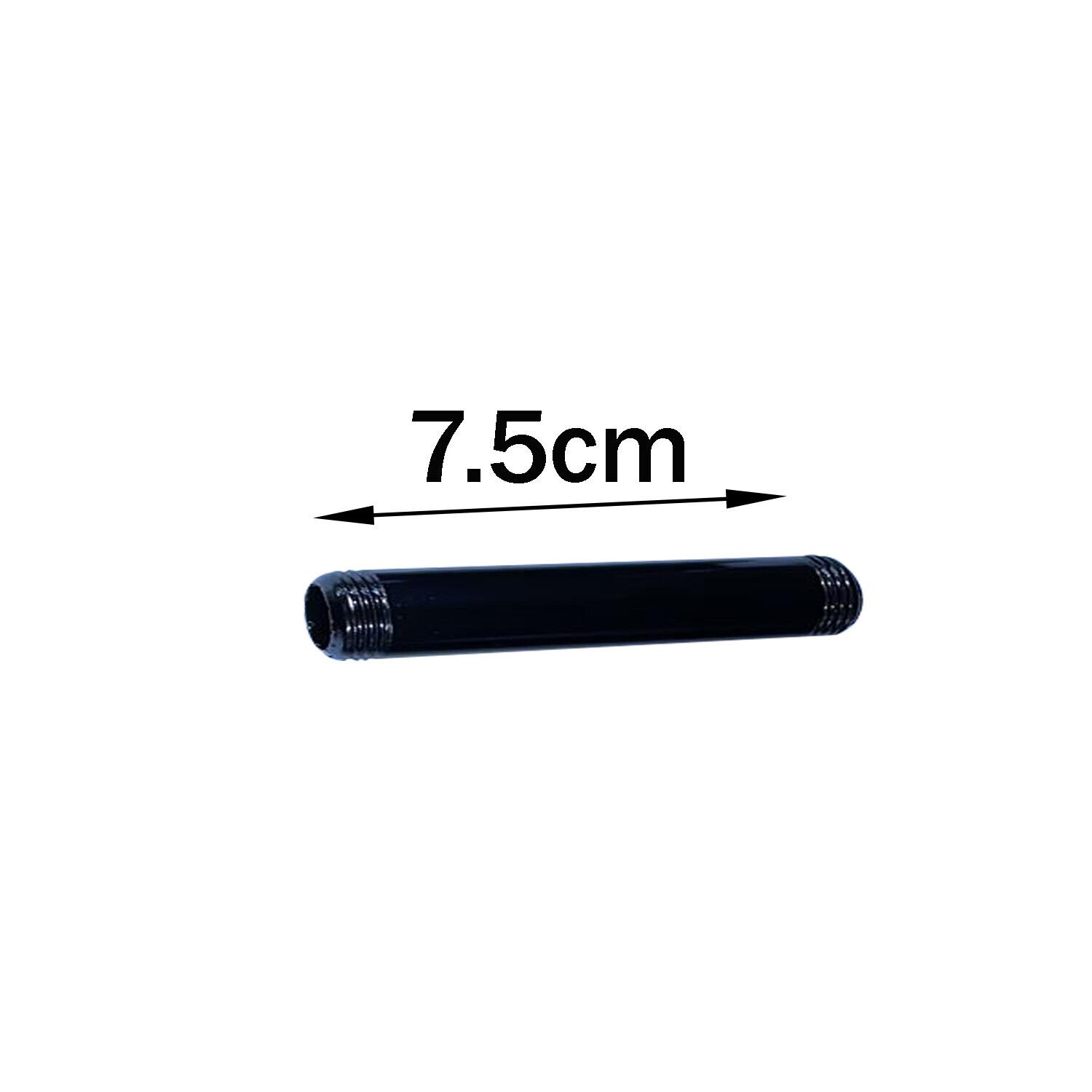 3/4" Galvanized Malleable Iron Fittings Axial BSP Black Painted Pipe Fitting - Picture 41 of 57