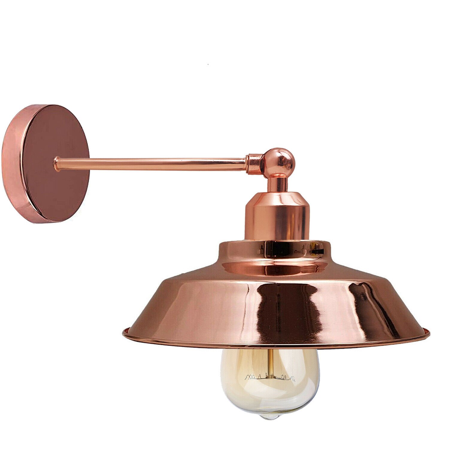Vintage Industrial Retro Wall Lights E27 Fitting Indoor Sconce Modern Metal Lamp - Picture 8 of 9