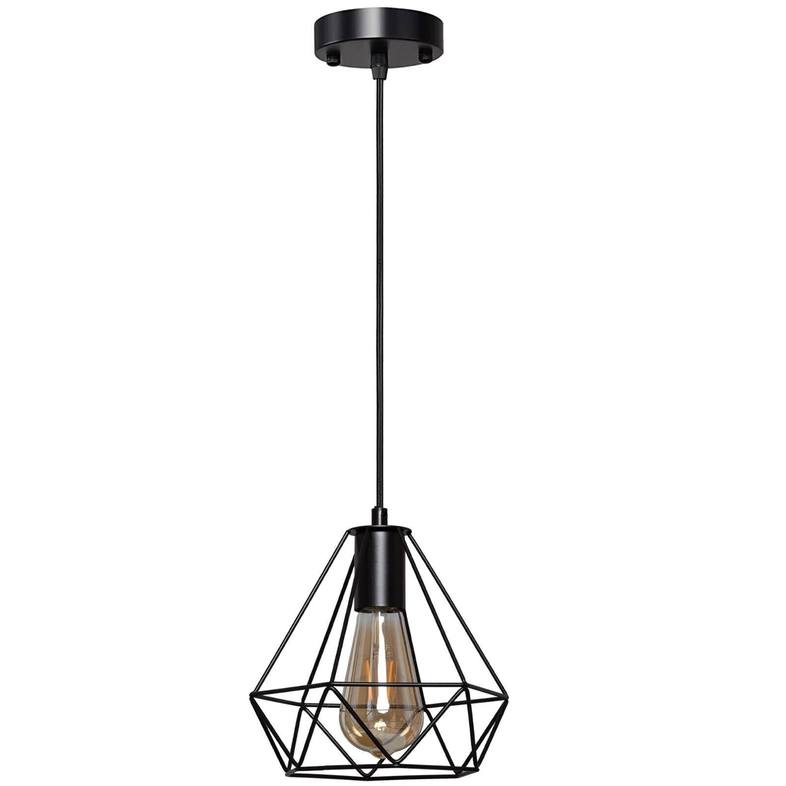 Vintage Industrial Retro Style Metal Lamp Shade Ceiling Hanging Pendant ...