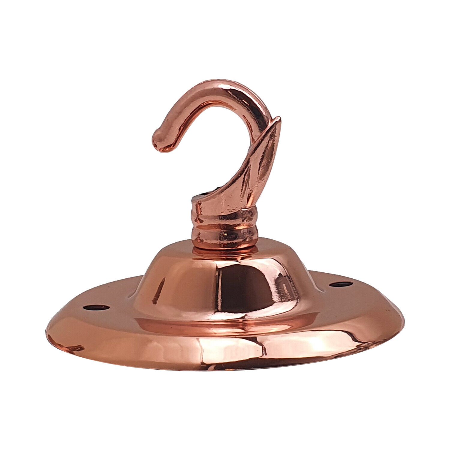 Ceiling Rose Hook Plate Light Fitting Chandelier 75mm Diameter Choose Color - Picture 8 of 21