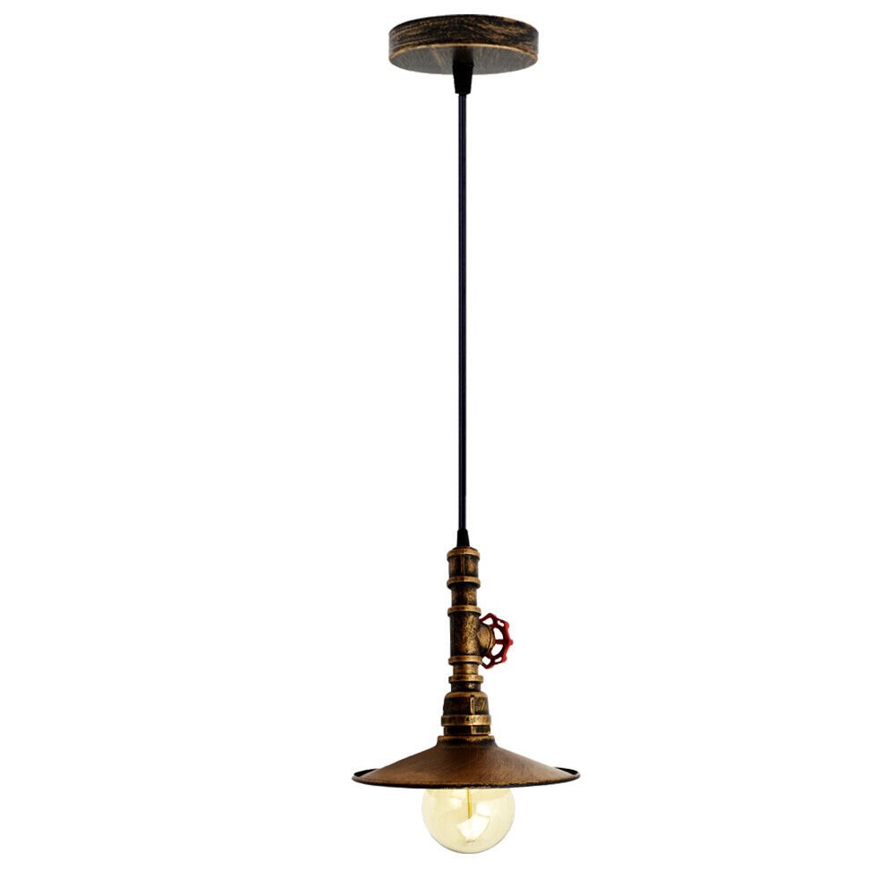 Vintage Industrial Loft Style Metal Ceiling Pendant Light Shades Lampshade Lamp