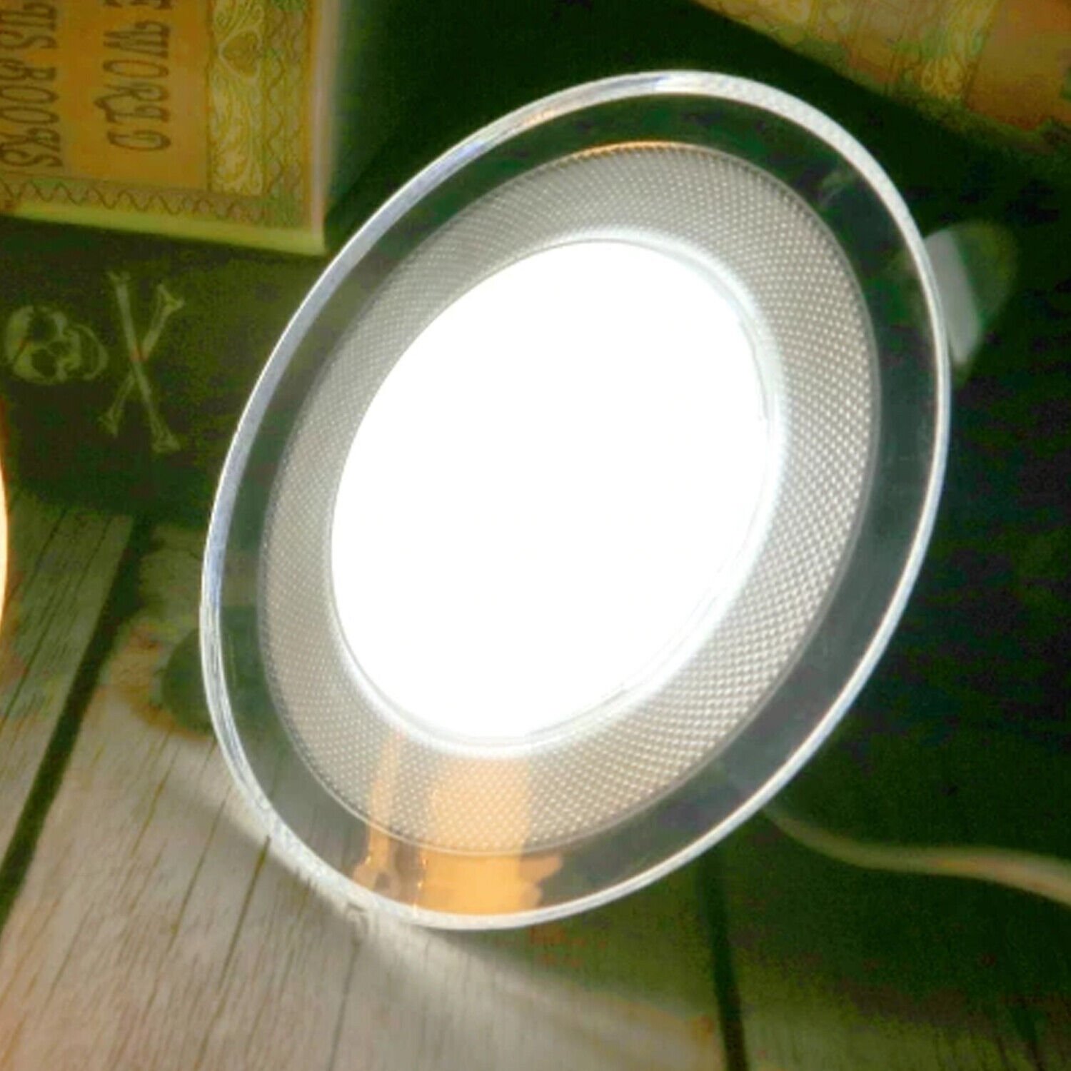 Soffitto rotondo da incasso 6 W LED pannello piatto luce calda/fredda bianco luce moderna - Foto 11 di 13