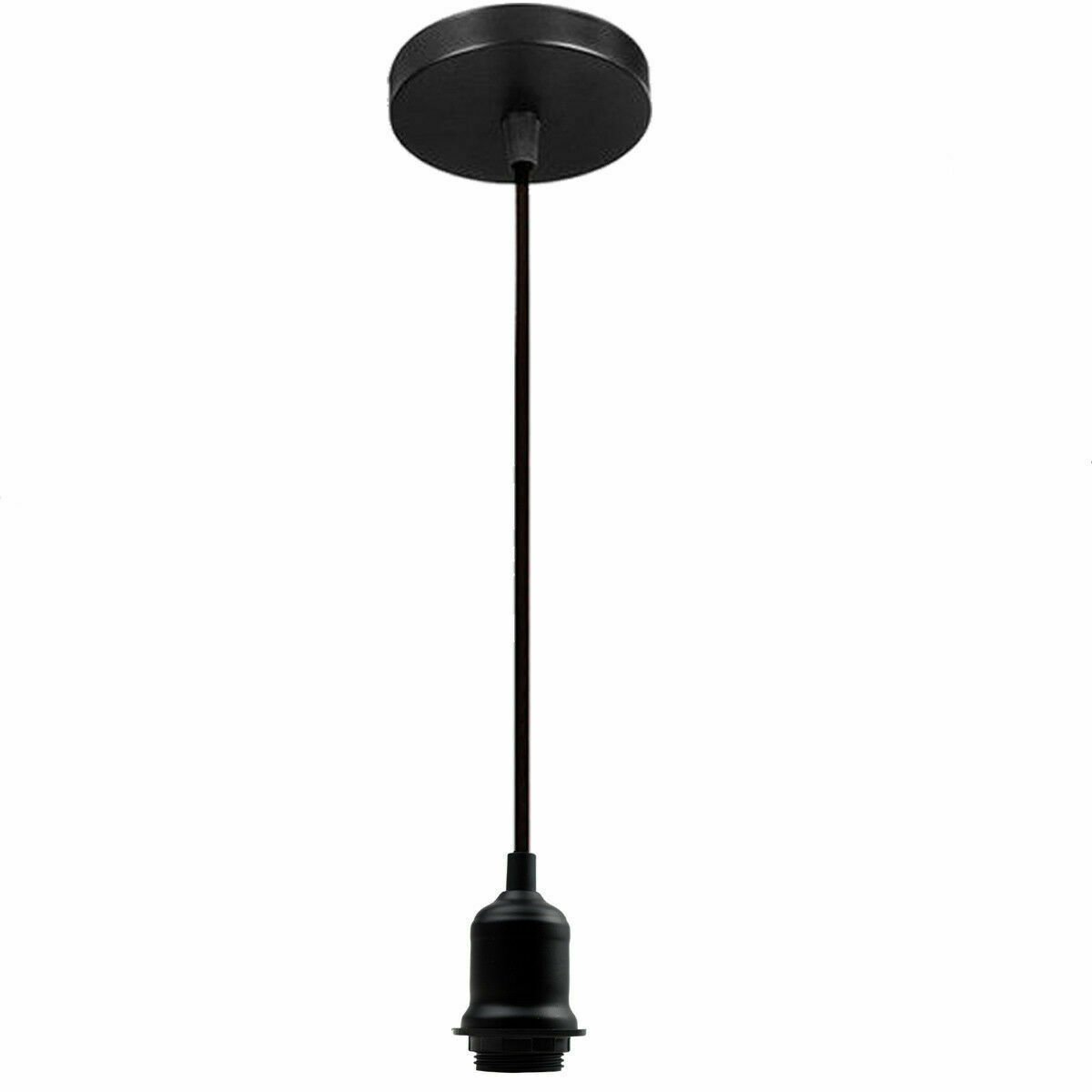E27 Screw Light Bulb Holder Pendant Lighting Vintage Lamp Socket Fully Earthed - Picture 10 of 15