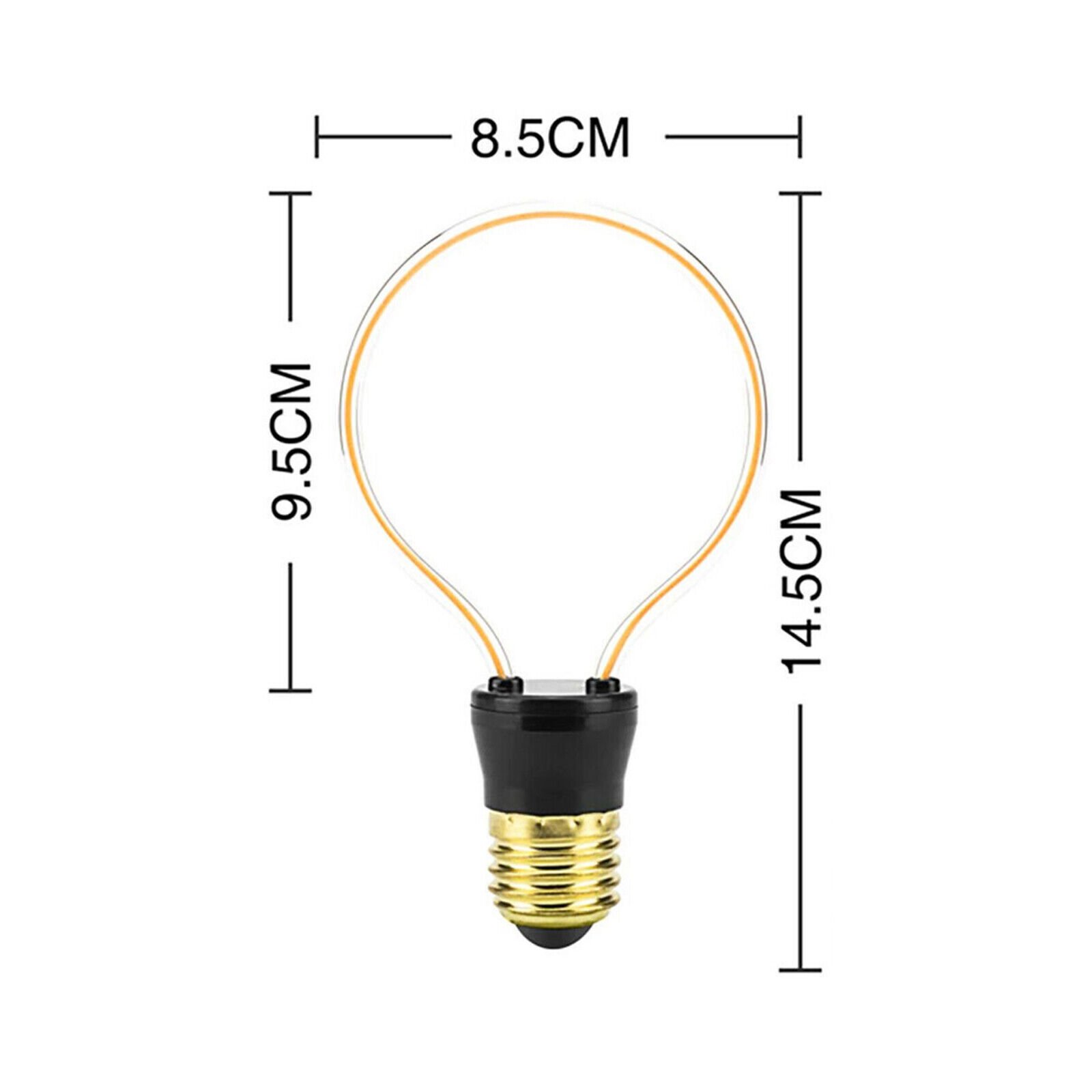 Lampadina LED Edison retrò 4W/8W nuovo stile decorazione stagionale E27 lampadine A+ - Foto 13 di 44