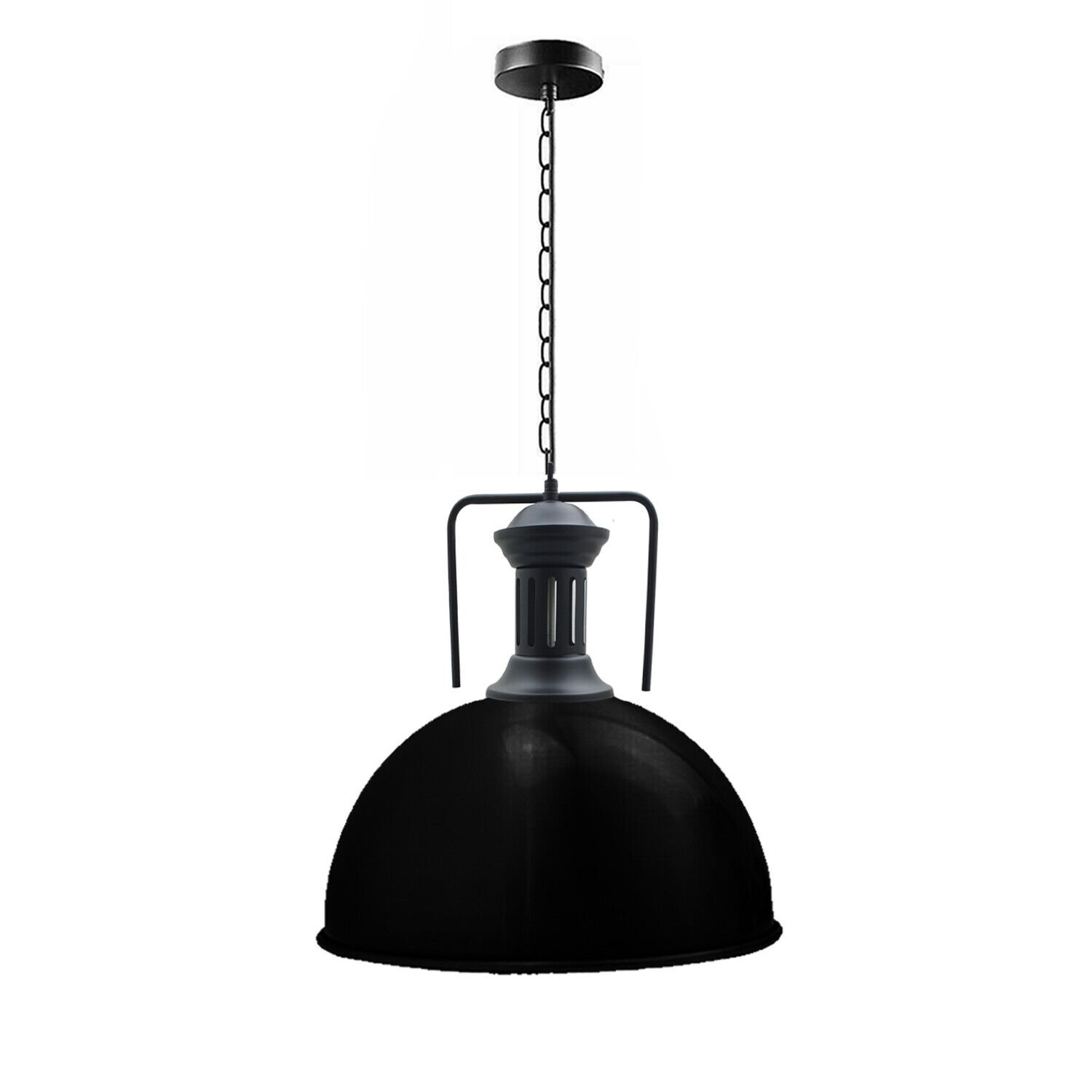 Vintage Industrial Ceiling Pendant Light Retro Loft Style Metal Hanging Lamps - Picture 8 of 8
