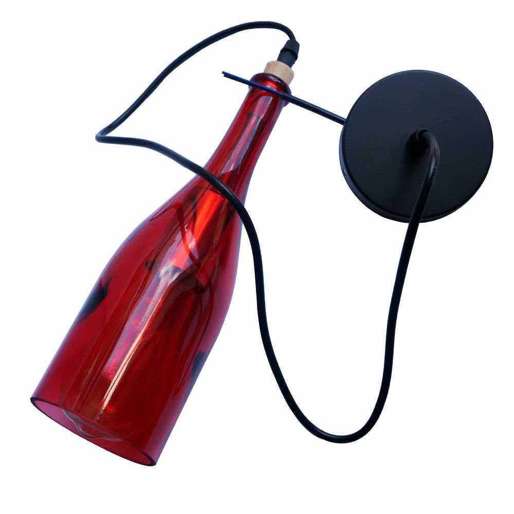 Moderne Deckenlampe Weinflasche Kronleuchter Pendelleuchte Hängelampenschirm - Bild 15 von 34