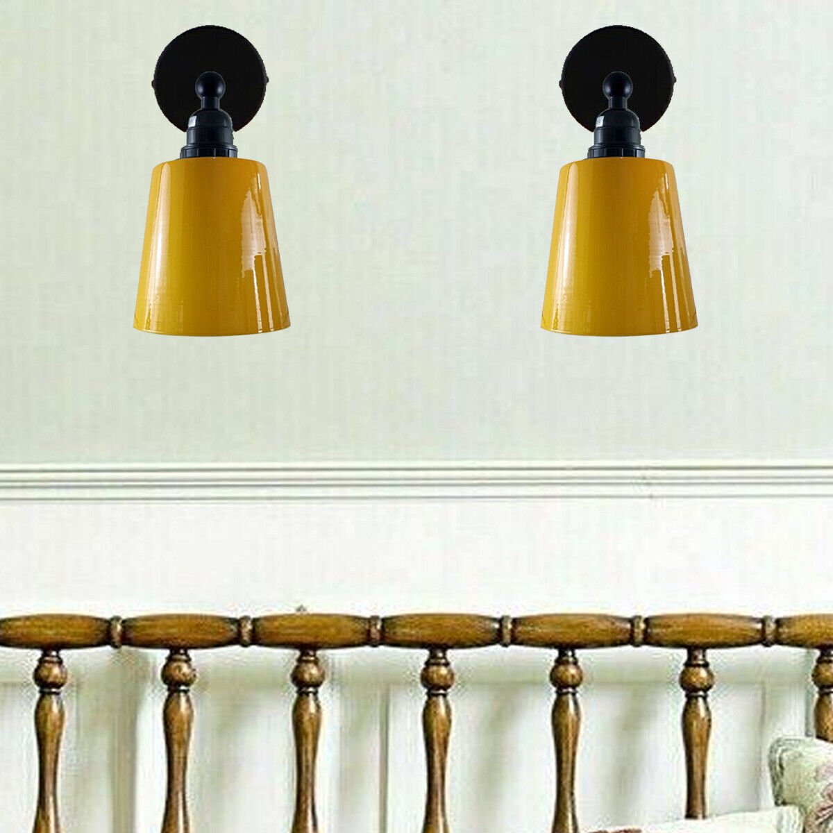 Modern Wall Lights Industrial Metal Wall Sconce Lamp E27 Fitting Fixture UK - Picture 33 of 34