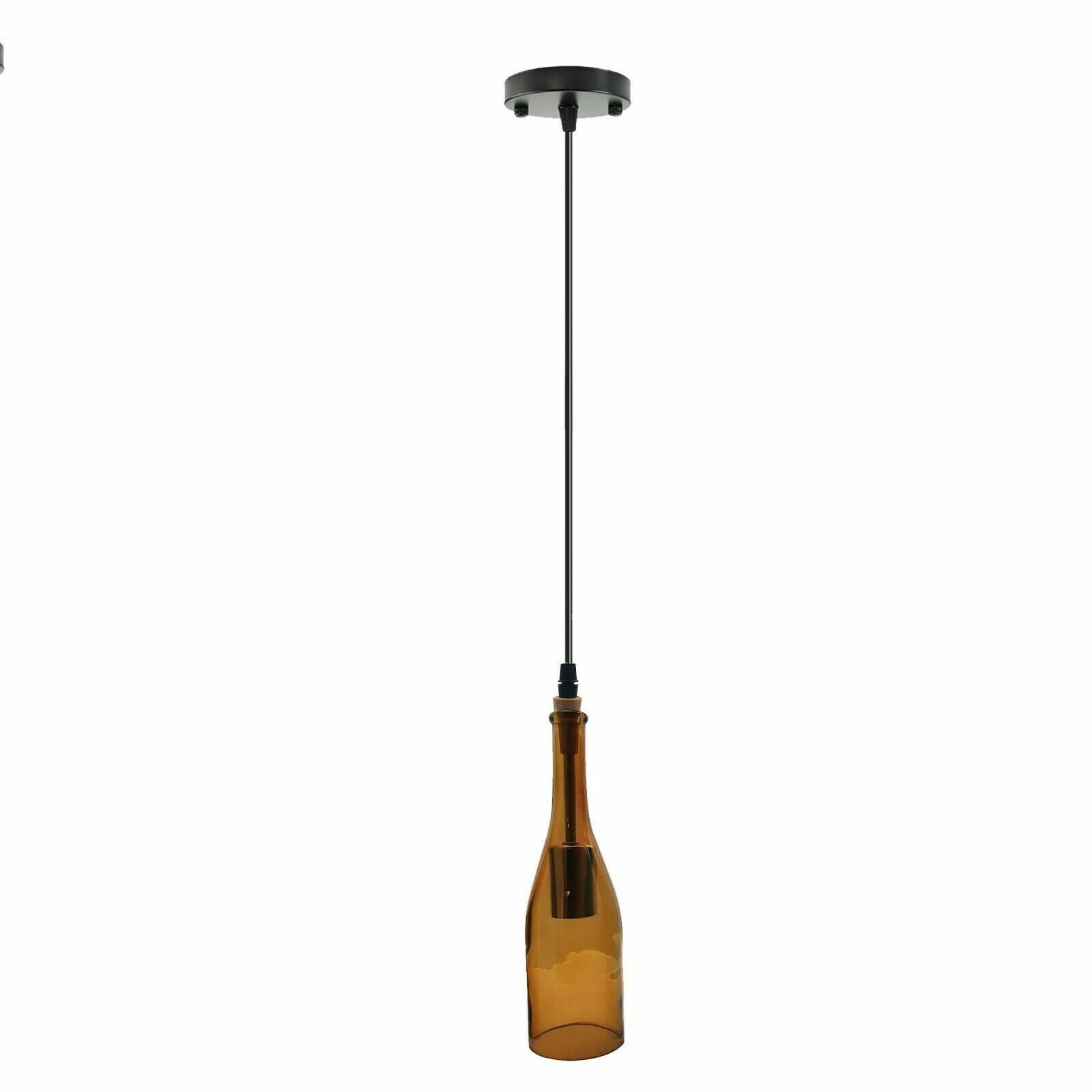 Moderne Deckenlampe Weinflasche Kronleuchter Pendelleuchte Hängelampenschirm - Bild 29 von 34