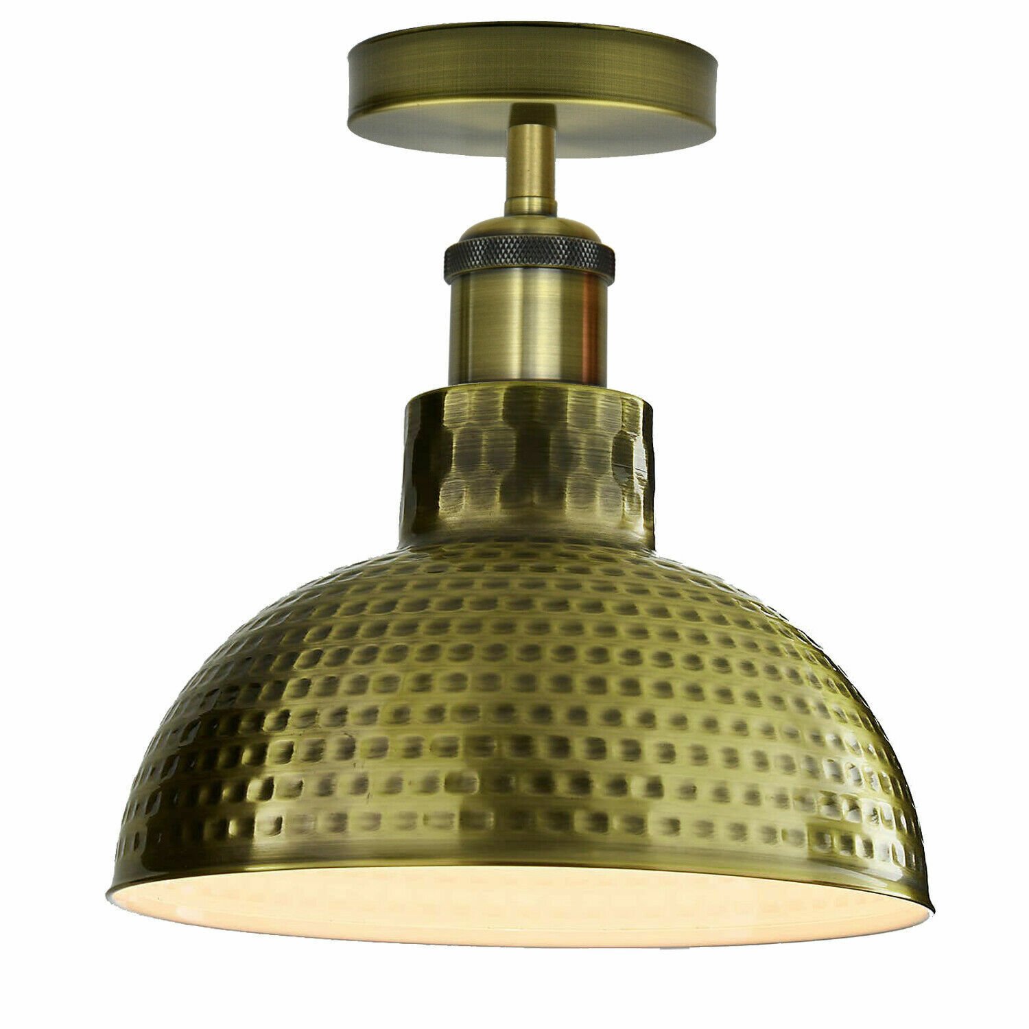 Colgante de techo de metal industrial vintage pantalla colgante moderno retro color claro - Imagen 14 de 23