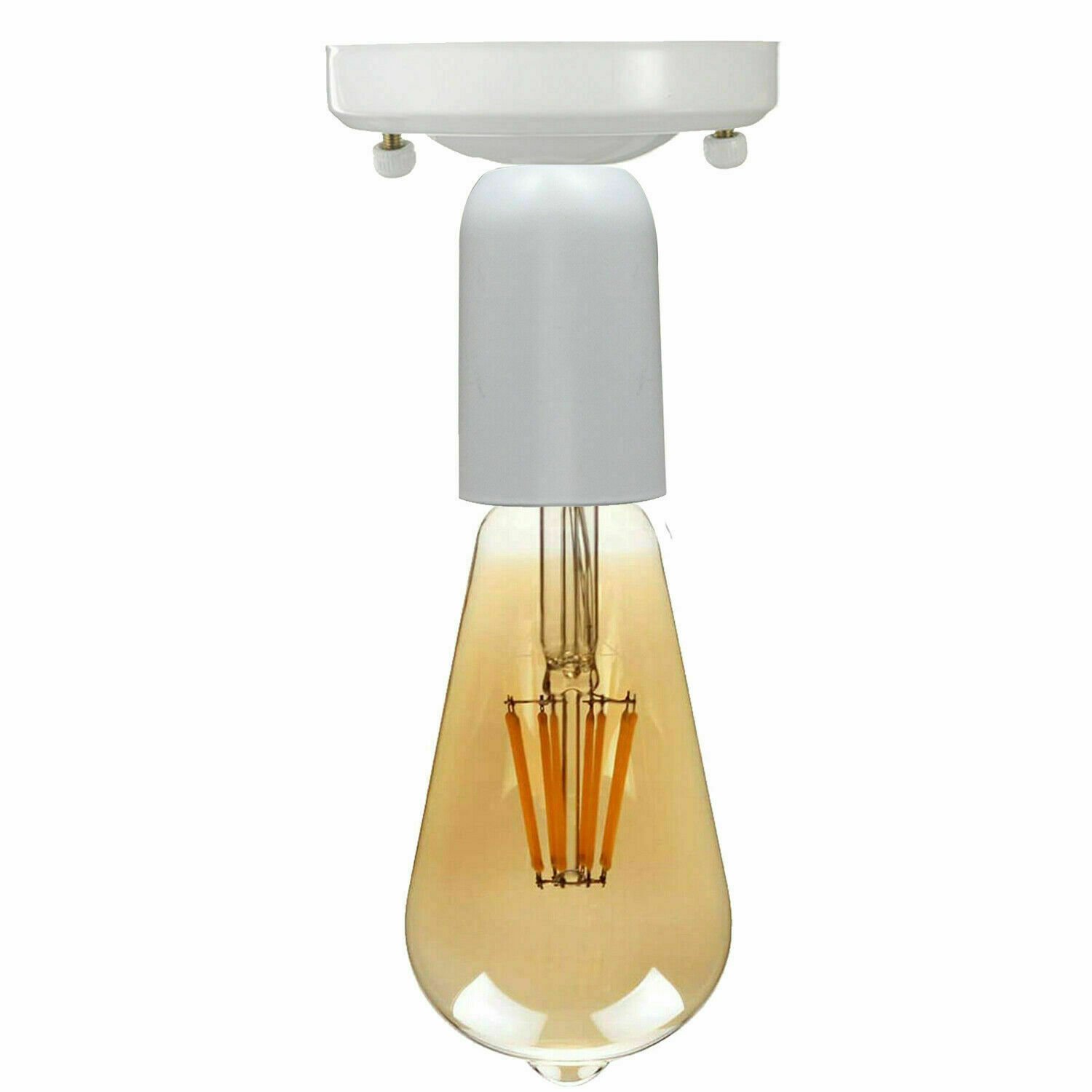 Kit de iluminación de montaje de soporte de lámpara de pared colgante flexible de tela rosa de techo - Imagen 47 de 54
