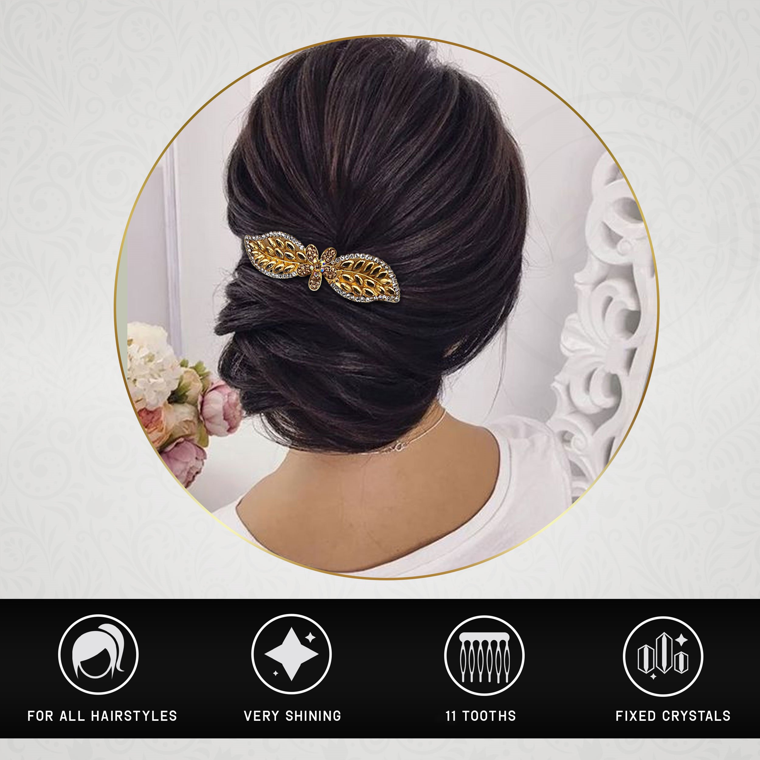 Novia Boda Peine de Pelo Pin Accesorios Tocados Peines para Mujer y... - Imagen 63 de 83