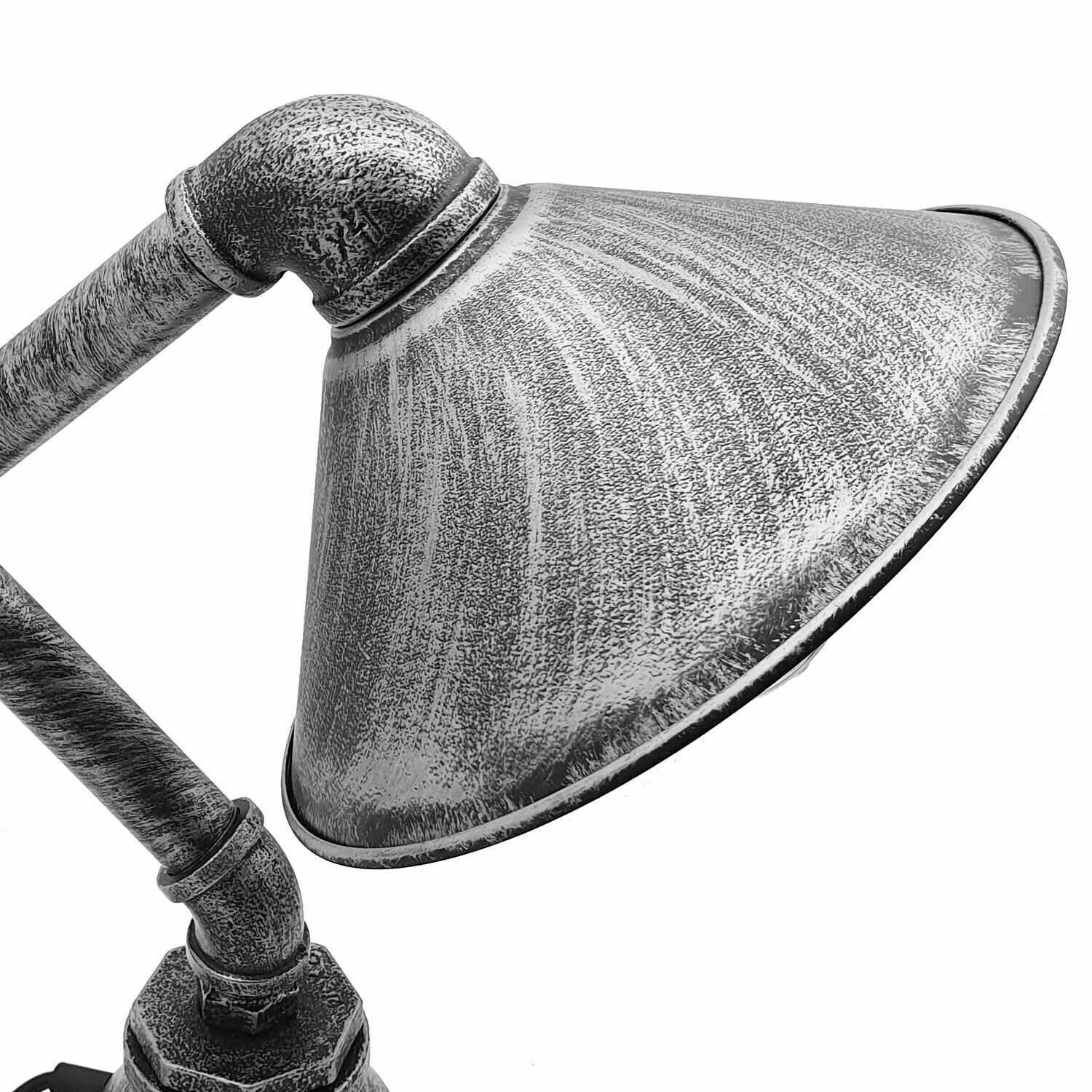 Industrial Robot Table Desk Lamp Pipe Steampunk Vintage Office Bedroom Light - Picture 24 of 30