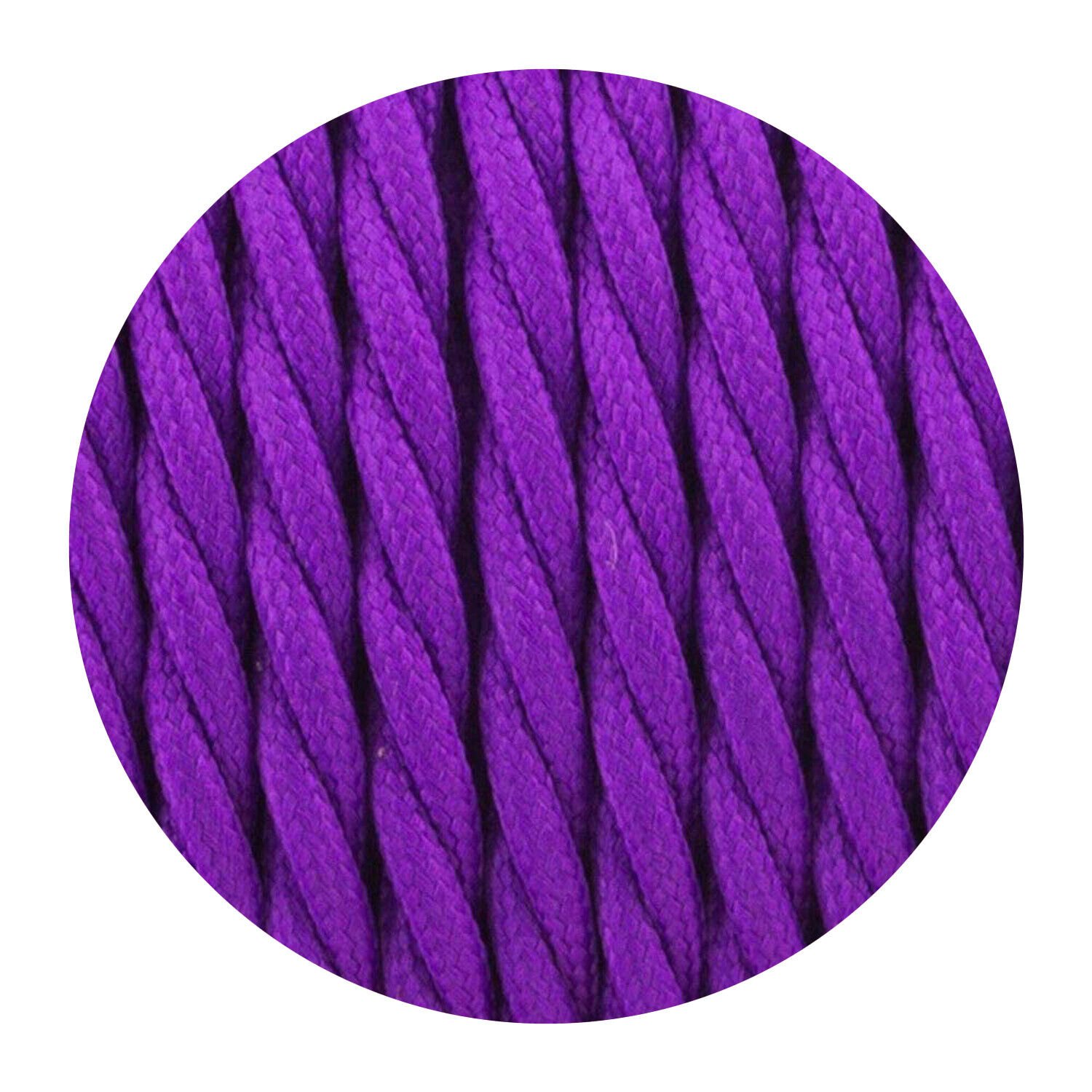 Vintage Color Fabric Cable Wire 2 Core Twisted Electric Light Lamp 5 Pack Cable - Picture 22 of 107