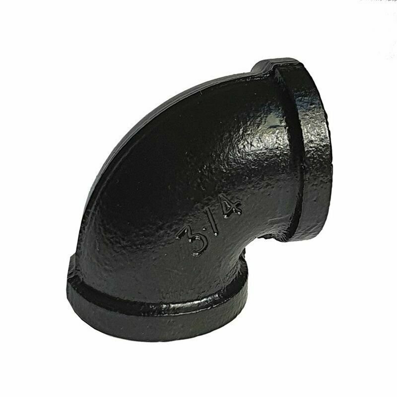 3/4" Galvanized Malleable Iron Fittings Axial BSP Black Painted Pipe Fitting - Picture 15 of 57