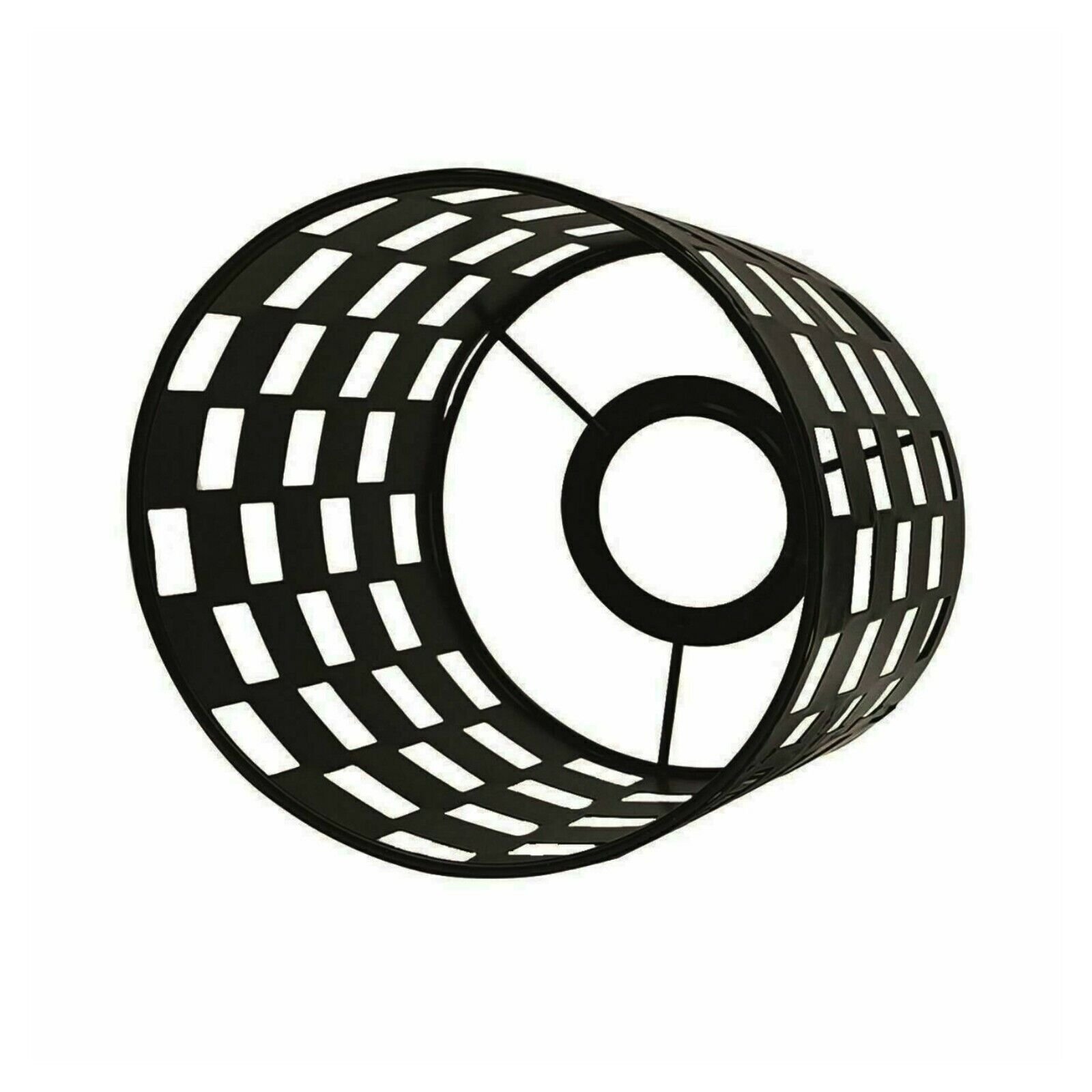 Lámpara colgante de techo estilo tambor vintage cortinas de luz de metal fácil ajuste - Imagen 11 de 30