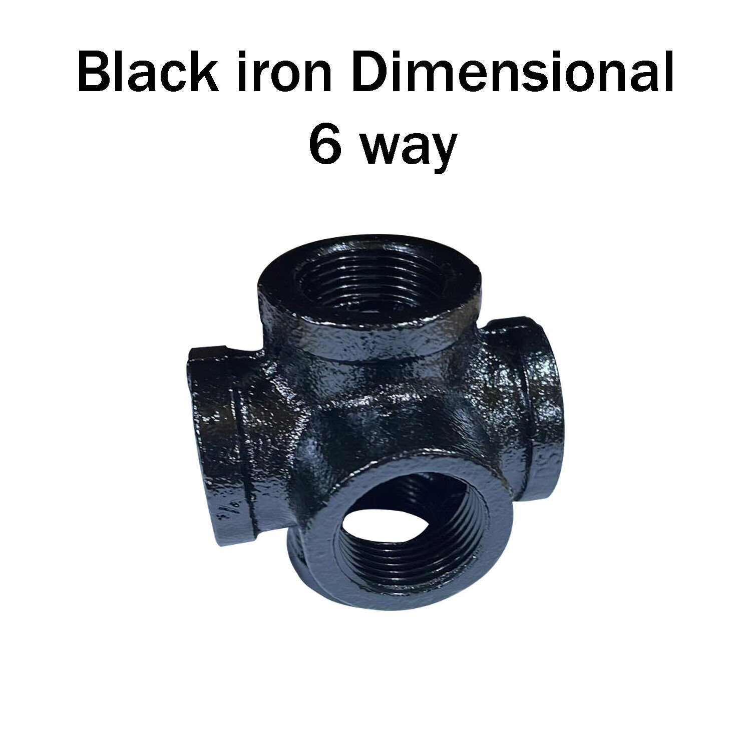 3/4" Galvanized Malleable Iron Fittings Axial BSP Black Painted Pipe Fitting - Picture 33 of 57